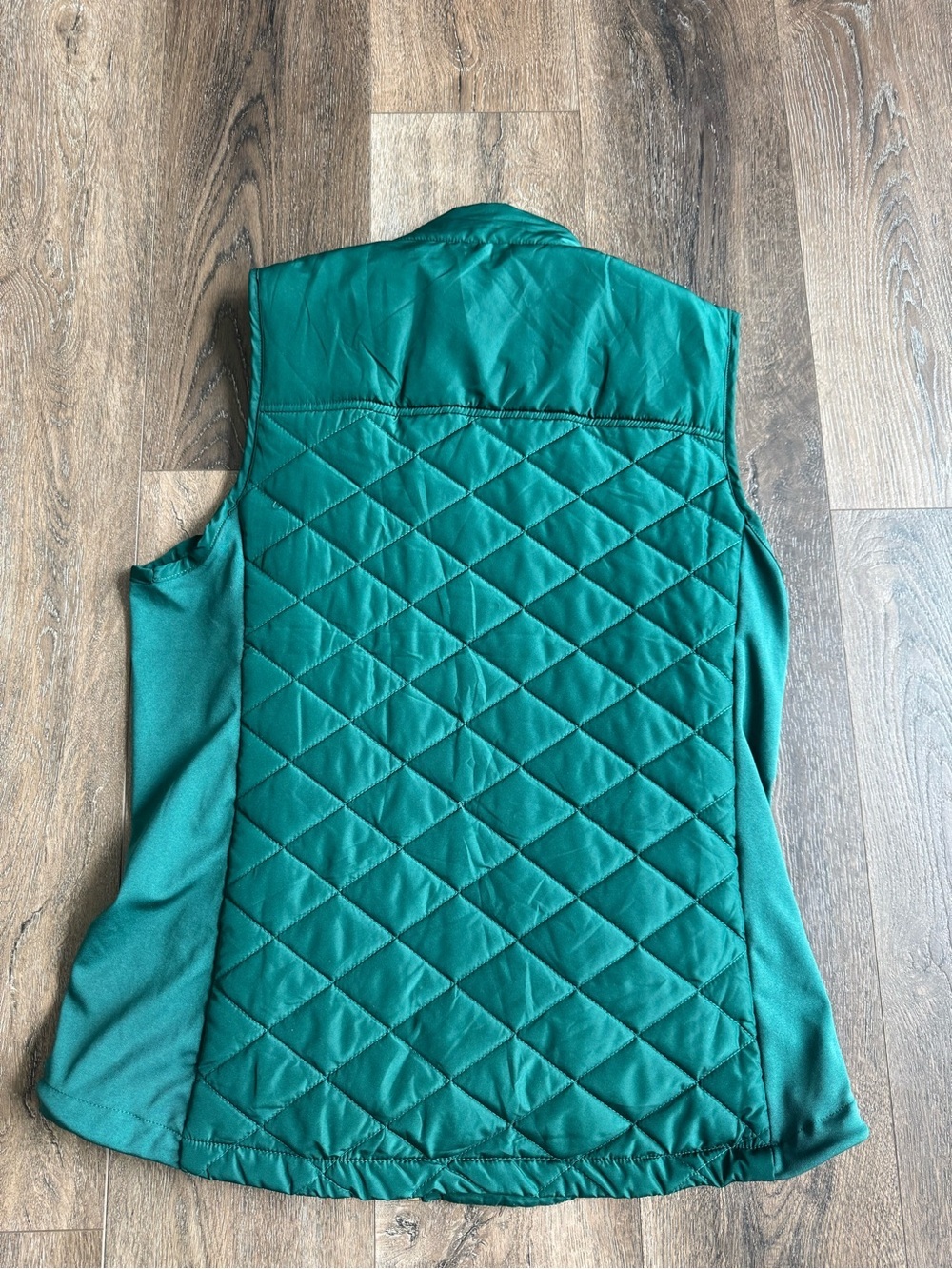 Maurices Quilted Sleeveless Vest in Green Women’s Size Large - Picture 5 of 6